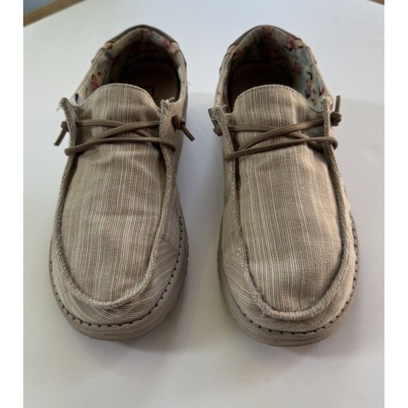Hey Dude Wendy Rodeo Cactus Embroidered Slip-on Women’s Shoes Size 10 - Picture 1 of 8